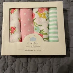Flannel baby blankets
